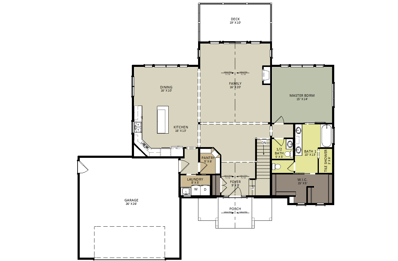 Kingsley First Floor Floor Plan